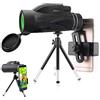 SCIBOR Telescopio Monoculare 80x100, Monocolo Portatile Potente Impermeabile Con Supporto Telefono Treppiede Per Cellulare Bird Watching Campeggio Viaggio Partite