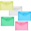 FolderSys - Busta in polipropilene, set da 10 pezzi A6 multicolore