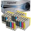 alphaink 20 Cartucce d'inchiostro compatibili con Brother LC-1000 LC-970 per stampanti Brother DCP 540 350CJ 350C 350 330C - MFC : 885CW 845CW 685CW 680CN 665CW (20 Cartucce)