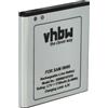 vhbw 1x batteria compatibile con Samsung Galaxy GT-B7350, GT-9001, GT-I8250, GT-E2121, A, GT-i9000 smartphone cellulare (1750mAh, 3,7V, Li-Ion)