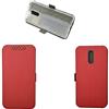 QiongniAN Custodia per Alcatel 1X 2019 5008Y 5008D Custodia Case Cover Red