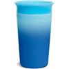 Munchkin Miracle 360 Tazza per bambini che cambia colore, Senza BPA, Tazza non perde, Tazze per bambini a prova di perdite, 12m+ 266ml, Blu