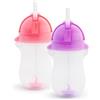 Munchkin 2 Pack Tazze Cannuccia Click Lock Bambino | 296ml | Rosa