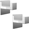 YUET Ganci Asciugamani Vestiti 2 Pack Gancio Porta Armadio Autoadesivo (Nessuna Perforazione) 304 Acciaio Inossidabile Per Appendiabiti Bagno Montato Parete Cucina (Lucidato a Specchio)