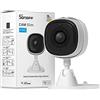 SONOFF 1080P wifi smart surveillance camera indoor home security Cam mini telecamera, visione notturna ultra nitida, audio bidirezionale, localizzazione mobile compatibile con Alexa, Google Home