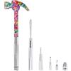 AIYIBEN 6 in 1 Hammer & Screwdriver Tool Multitool Set Claw Hammer con impugnatura antiscivolo Slotted/Flat Head Phillips Screwdriver Nail Puller Miglior regalo per amici di famiglia colleghi (rosa)