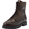 Fred de la Bretoniere Minou Derby Bottine, Oxford Donna, Verde Scuro, 42 EU