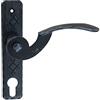 Alpertec - Maniglia per porta per cancello da giardino pz 72 mm porta jack maniglia maniglie..., 1 pezzo, porta, 50022210
