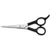 3 Claveles Relax - Forbici per tagliare per parrucchieri, con appoggia dita, 5.5, colore nero