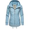 Ragwear Giacca da donna leggera da mezza stagione impermeabile (colonna d'acqua: 4.000 mm) con cappuccio Danka XS-6XL, Light Blue23, M