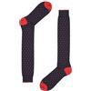 Red Calzini in Cotone Uomo Sox Appeal Calze Uomo Lunghe Made in Italy Taglia Unica 40-45 A Pois Colorati Calze da Lavoro Uomo Estive Adatte per Qualsiasi Occassione (Blu/Rosso)