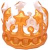 BF Souvenirs Corona gonfiabile King Gold / Party / Carnevale / Re / Principe / Principe / Compleanno