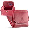 Matador Marca Portafoglio Donna Piccolo Firmato Pelle #VIENNA Piccolo con Elegante Scatola Regalo, Portafoglio di Lusso con Protezione RFID, portamonete donna con Molti Scomparti per Carte in Rosa