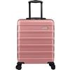 Cabin Max Valigia 55x40x20 cm per bagaglio a mano con anodo, leggera, rigida, 4 ruote, serratura a combinazione, Oro rosa, 55 x 40 x 20 cm