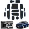 GAFAT Dacia Sandero 3 / Sandero Stepway III 2025 2026-2021 Tappetini Antiscivolo, Tappetino in Gomma per Console Centrale, Cuciture della Porta, Dacia Sandero 3 Accessori (Blu)