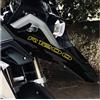 BLACK DOVES GRAPHICS 2pz Adesivi compatibili con Becco Anteriore Moto (Giallo)