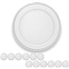 XILMARK Coperchi Yogurt compatibili con La Fermière, Coperchi Yogurt 67 mm, Coperchi Yogurt Riutilizzabili, Coperchio Bicchieri Yogurt, Coperchio in plastica per Barattoli grandi Yogurtera PACK 12