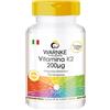 WARNKE VITALSTOFFE Vitamina k2 mk7 200 mcg - 100 compresse - Menachinone naturale MK-7 - vegan | Warnke Vitalstoffe - Qualità da farmacia tedesca