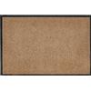Misento andiamo Zerbino Wash and Clean Zerbino per porte Clean run mat per aree interne ed esterne coperte con supporto antiscivolo beige 60 x 90 cm