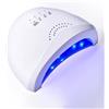 ANMECS Fornetto Unghie LED Professionale 48W - Lampada UV per Asciugare Smalto Semipermanente - Sensore Avvio Automatico, 3 Timer Impostabili (5S, 30S, 60S) - Perfetto per Manicure e Pedicure