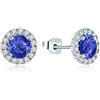 JO WISDOM Orecchini in Argento 925 Donna con 3A Zirconia cubica,Gioielli per le Donne