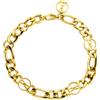 Purelei Bracciale Premium (oro), Bracciale donna in acciaio inossidabile, Gioielli con logo Signature durevoli ideali come regalo, Lunghezza regolabile 17/20 cm (Oro)