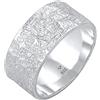 Kuzzoi Anello da Uomo Massiccio Forgiato a Mano, Argento Sterling 925, Anello con Struttura Rustica Lucidato, Misura 66