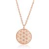 Nuoli® - Collana da donna con fiore della vita (regolabile 45 + 5 cm), con ciondolo a forma di fiore della vita, per donne e ragazze