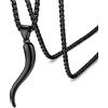 FaithHeart Collana con Ciondolo Peperoncino Portafortuna Stile Italiano Sacro Corno Amuleto Charm in Argento Sterling S925 Stile Europeo Impermeabile e Ipoallergenico