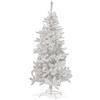 Galileo Xmas Albero Natale, PVC, Bianco/Argento, 90x90x180 cm