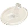 WENKO 4466510100 Wandhaken Piceno Weiß, Materiale plastico, 6.5 x 2.8 x 3.5 cm, Bianco