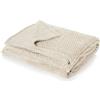 Dreamscene copridivano Waffle Visone Calda di Lusso Divano Letto soffice Coperta 200 x 240 cm Crema