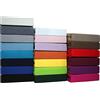 SUMG Lenzuolo con angoli elasticizzati., Cotone, antracite/grigio, 2er Pack 70x140cm