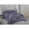 VIALMAN Copriletto Bouti Leggero Sofia 29, Poliestere Cotone, Blu Navy, Cama de 150 cm: 250 cm x 270 cm