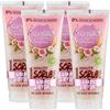 Sunsilk Shampoo Scrub Detox Ricarica Naturale per Cute e Capelli Sensibili con Estratti di Rosa Ingredienti di Origine Naturale Senza Siliconi - 4 Flaconi da 200ml