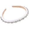 Brillabenny CERCHIETTO GIOIELLO CRISTALLI STRASS FERMA CAPELLI PER CERIMONIA ELEGANTE ACCESSORIO SPOSA ABITO MATRIMONIO Brillabenny (BIANCO 4)