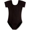 ROYAL SMEELA Body Ginnastica Artistica Bambina Ginnastica Leotards Balletto Body Danza Classica Manica Corta Balletto Leotard body da danza Ragazze Rosa Nero da 3 a 11 Anni body per danza classica