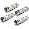 10Gtek [x4 pcs] 10Gtek pe AGM731F 1G SFP SX Multimode Transceiver, 1000Base-SX Fiber Mini-Gbic Modulo, Dual LC Connector, 850nm, 550m