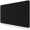 TITANWOLF - Grande Tappetino Mouse da Gioco - XXL Oversize Mousepad - Dimensione 1000x600 mm - XXL Formato Oversize da scrivania e Tavolo - per Mouse e Tastiera - Nero