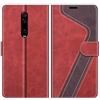 MOBESV Custodia Xiaomi Mi 9T, Cover a Libro Xiaomi Mi 9T, Custodia in Pelle Xiaomi Mi 9T PRO Magnetica Cover per Xiaomi Mi 9T / 9T PRO, Elegante Rosso