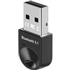 zoerbufan Adattatore Bluetooth USB 5.1, Adattatore USB Bluetooth, Chiavetta Bluetooth per PC Laptop EDR Dongle USB Bluetooth Compatibile con Windows 7/8.1/10/11(Nero)
