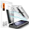 Spigen Glas.tR EZ Fit Vetro Temperato compatibile con Samsung Galaxy Z Fold 5, 2 Pezzi, Installazione Facile, Cristallino, Durezza 9H Pellicola prottetiva