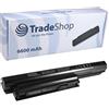 Trade-Shop Batteria agli ioni di litio ad alte prestazioni, 6600 mAh, sostituisce VGP-BPL26 VGP-BPS26 VGP-BPS26A per Sony VAIO VPC-CA2Z VPC-CA35 VPC-CA36 VPC-CA3A VPC-CA3S VPC-CB15 VPC-CB16 VPC-CB17 VPC-CB19