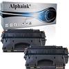 alphaink 2 Toner Compatibile con HP Q5949X 49X Q59-49X per HP Laserjet 1160 1320 1320N 1320NW 3390 3392 Canon 708H 715H i-sensys LBP3300 LBP3360 Laser Shot LBP-330 LBP-3360 LBP3300 LBP3360 Nero