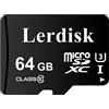 Lerdisk Scheda Micro SD All'ingrosso di Fabbrica 64GB U3 C10 UHS-I MicroSDXC Prodotto da 3C Group Licenziatario Autorizzato (64GB)