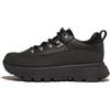 Fitflop Neo D Hyker - Scarpe da Ginnastica da Donna, in Pelle, Impermeabili, Neo D Hyker, Tutto Nero, 37 EU
