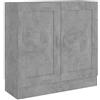 Tidyard Libreria Scaffale Mobiletto Armadietto Mobile in Truciolato con 2 Ante per la Casa e L'Ufficio Mobiletto Multiuso Armadio a Terra Armadio di stoccaggio 82,5x30,5x80 cm Grigio Cemento