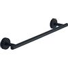 Gedy G-Osaka Porta Asciugamani CM.35, Colore Nero, Componenti in Cromall®, Acciaio Inox e contenitori in Vetro Satinato, Garanzia 10 Anni, Misure 5 x 35 x 7,6 CM e Peso 0,234 kg, Design R&S