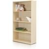 Furinno Pasir Libreria, Legno, Beige (Steam Beech), taglia unica