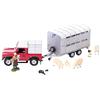 Britains 1:32 Pecore Farm Playset da collezione animali da fattoria per bambini, giocattoli per animali da fattoria con Land Rover 90 e rimorchio, contadino, pecora e cane da pastore, adatto per
